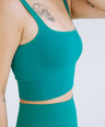Square Neck Longline Bra